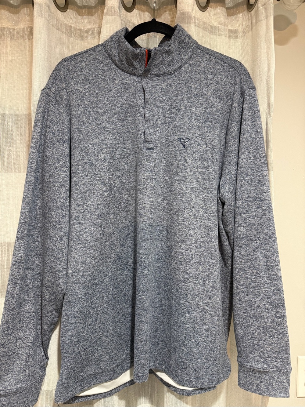 Birddogs Heather Navy Marled Quarter-Zip - Picture 9 of 16